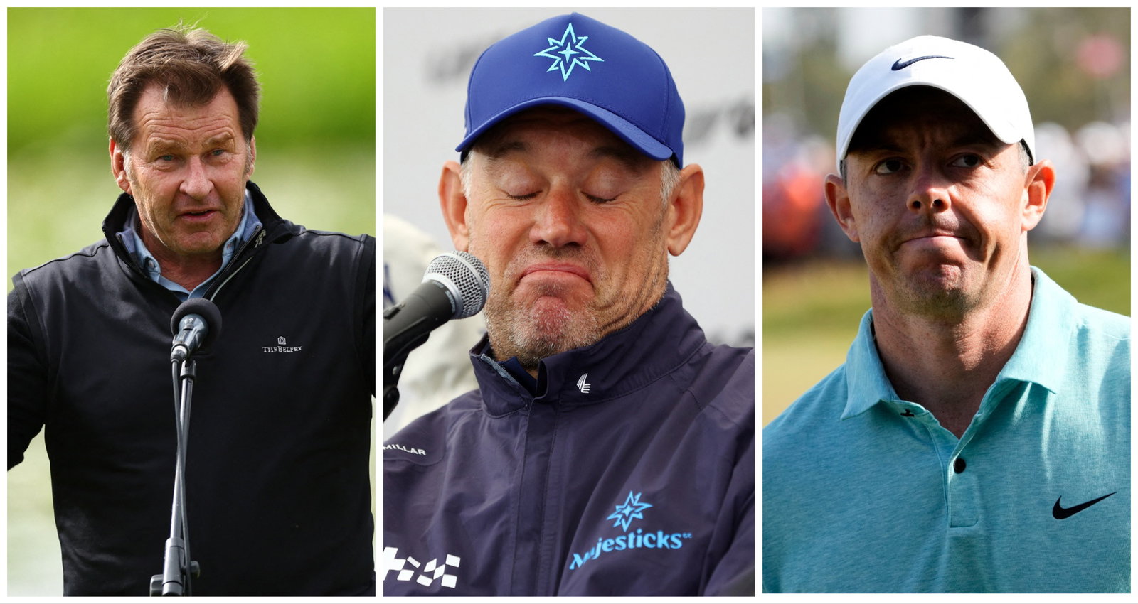 Nick Faldo offers Rory McIlroy Open prediction after throwing shade at LIV trio